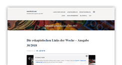 Desktop Screenshot of nerdlicht.net